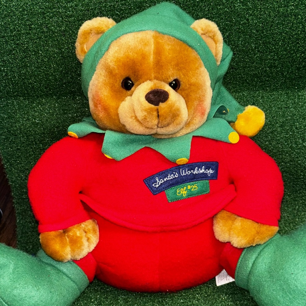 Hallmark Chris The Elf #25 Bear Plush Stuffed Animal Teddy 12" Christmas Tags